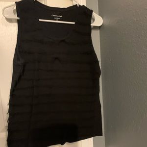 Cold water creek black tank top